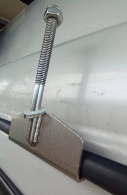 1x OZ10 DIY Gutter Mount Tower Long Clamp