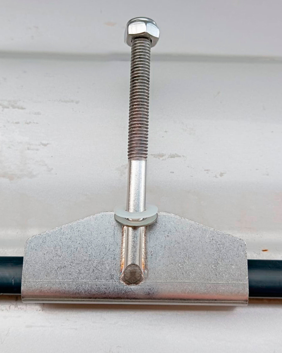 1x OZ10 DIY Gutter Mount Tower Long Clamp