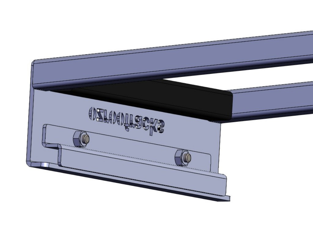 1x OZ147 Stainless Steel Gutter Ladder 147CM