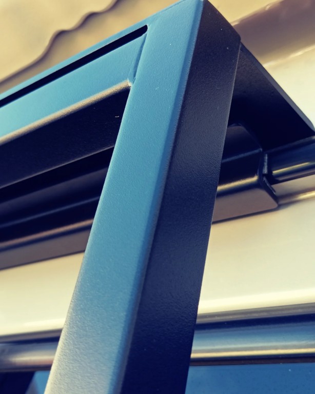 2x OZ147 Stainless Steel Gutter Ladder 147CM
