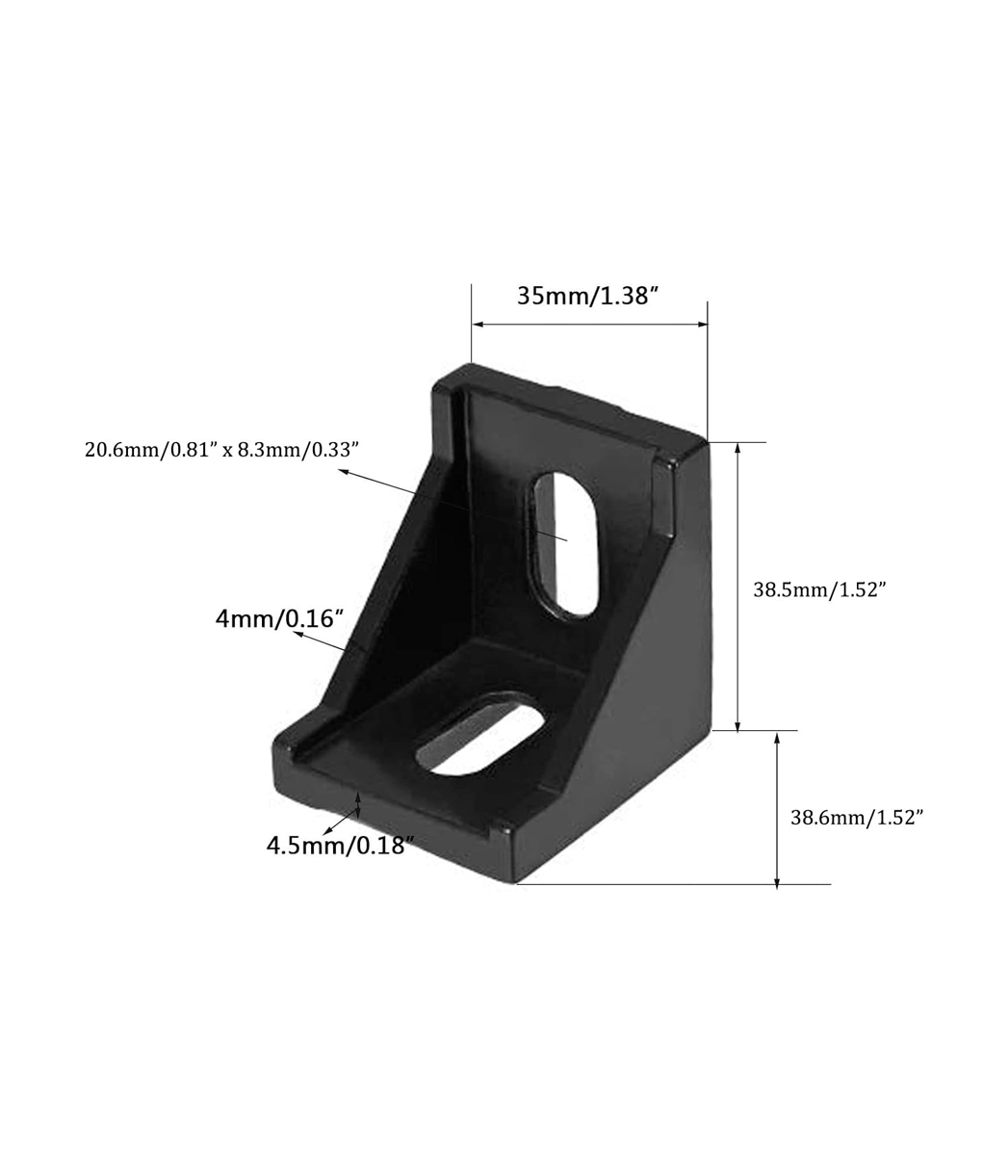 10x OZ35 Inner Corner Angle Aluminum Bracket for OZ4040 Series