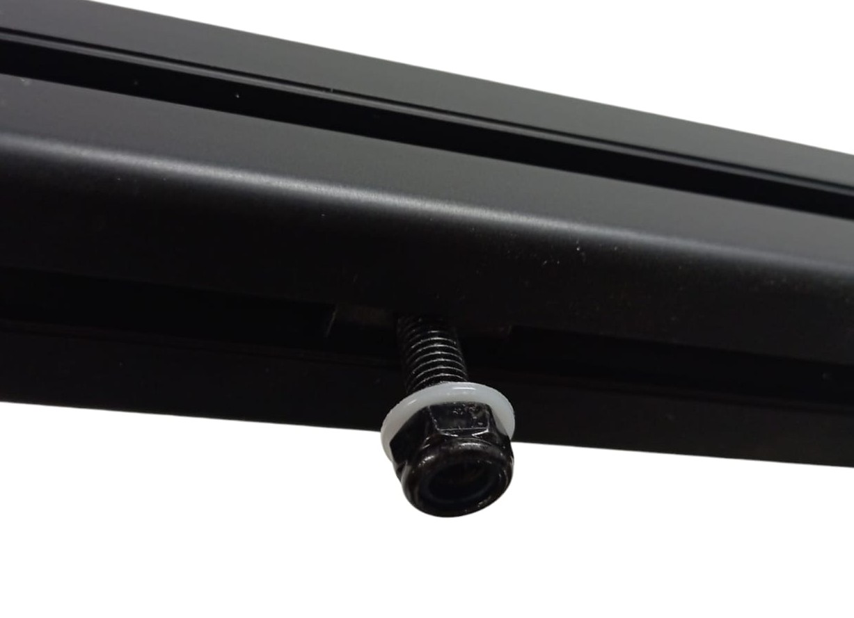 8x OZ4040 Black Anodized 6063-T5 Aluminium Extrusion T-Slot Profile