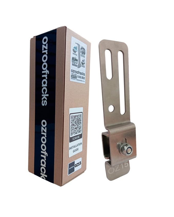 OZ15 Awning Gutter Mount Stainless Steel Bracket Ozroofracks